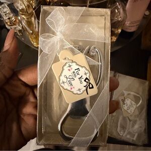 50 shaped silver Bottle Opener with Gift Tag $10 ea
